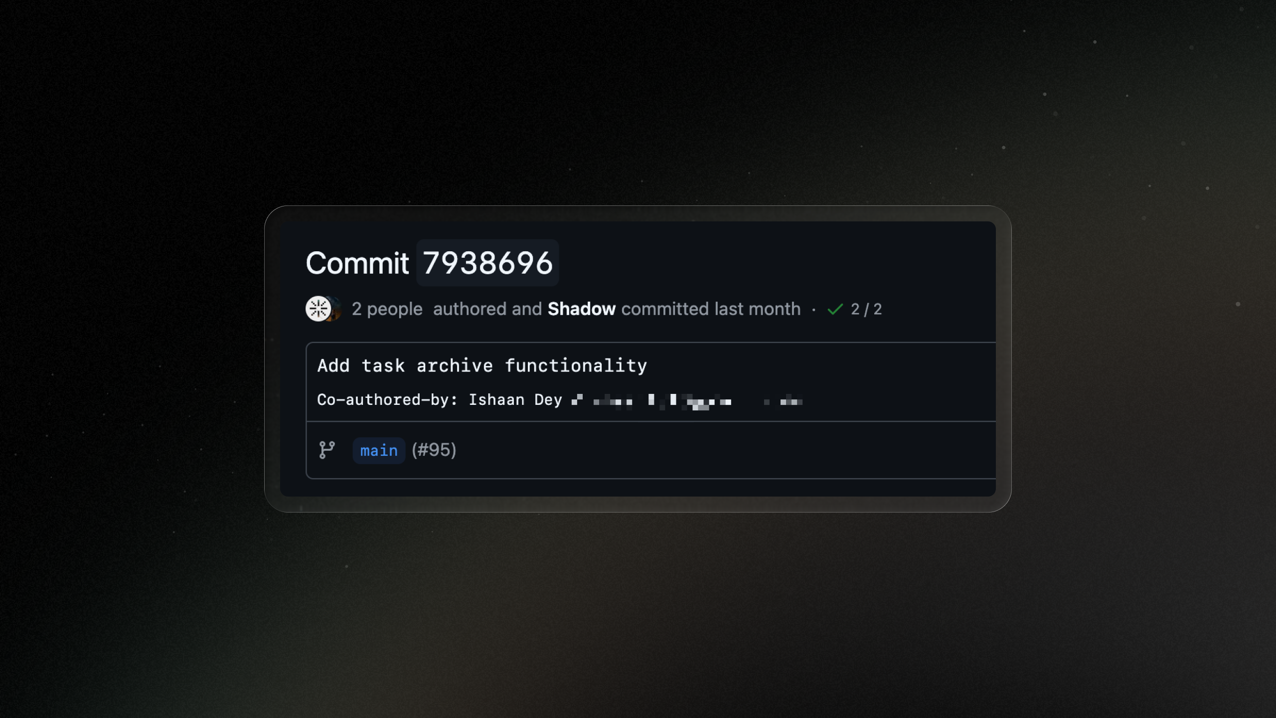 GitHub coauthoring screenshot